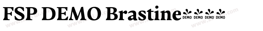 FSP DEMO Brastine字体转换 FSP DEMO Brastine字体转换